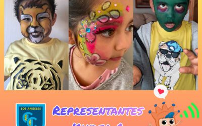 ANIVERSARIO CON CARITAS PINTADAS  EN EL NIVEL PARVULARIO