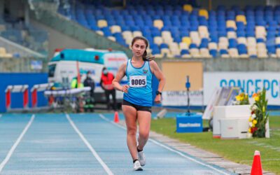 ANASTASIA SANZANA CAMPEONA DE CHILE EN EL NACIONAL DE MARCHA