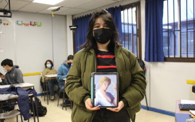 Estudiando y pintando