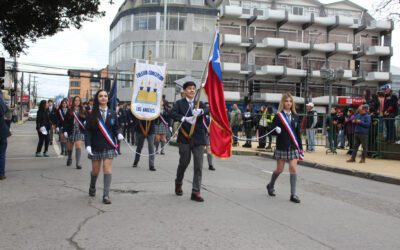 Desfile en honor al Padre de la Patria, don Bernardo O’higgins Riquelme