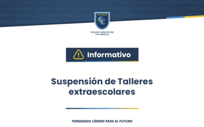 Informativo: Suspensión de talleres extraescolares