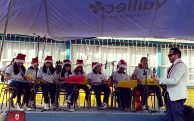 Dando vida a una bella Navidad en la escuela Villa Mercedes